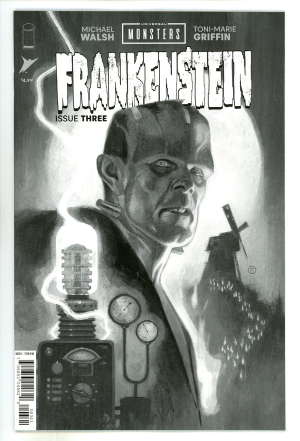 Universal Monsters Frankenstein 3 Tedesco B&W Incentive Variant NM+ (2024)