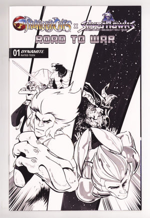 Thundercats X Silverhawks Road To War 1 Píriz B&W Incentive (2026)