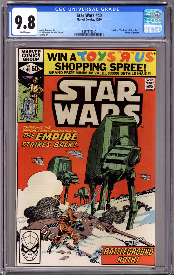 Star Wars Vol 1 40 CGC 9.8 (NM/M) (1980)