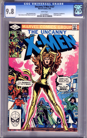 The Uncanny X-Men Vol 1 157 CGC 9.8 (NM/M) (1982)