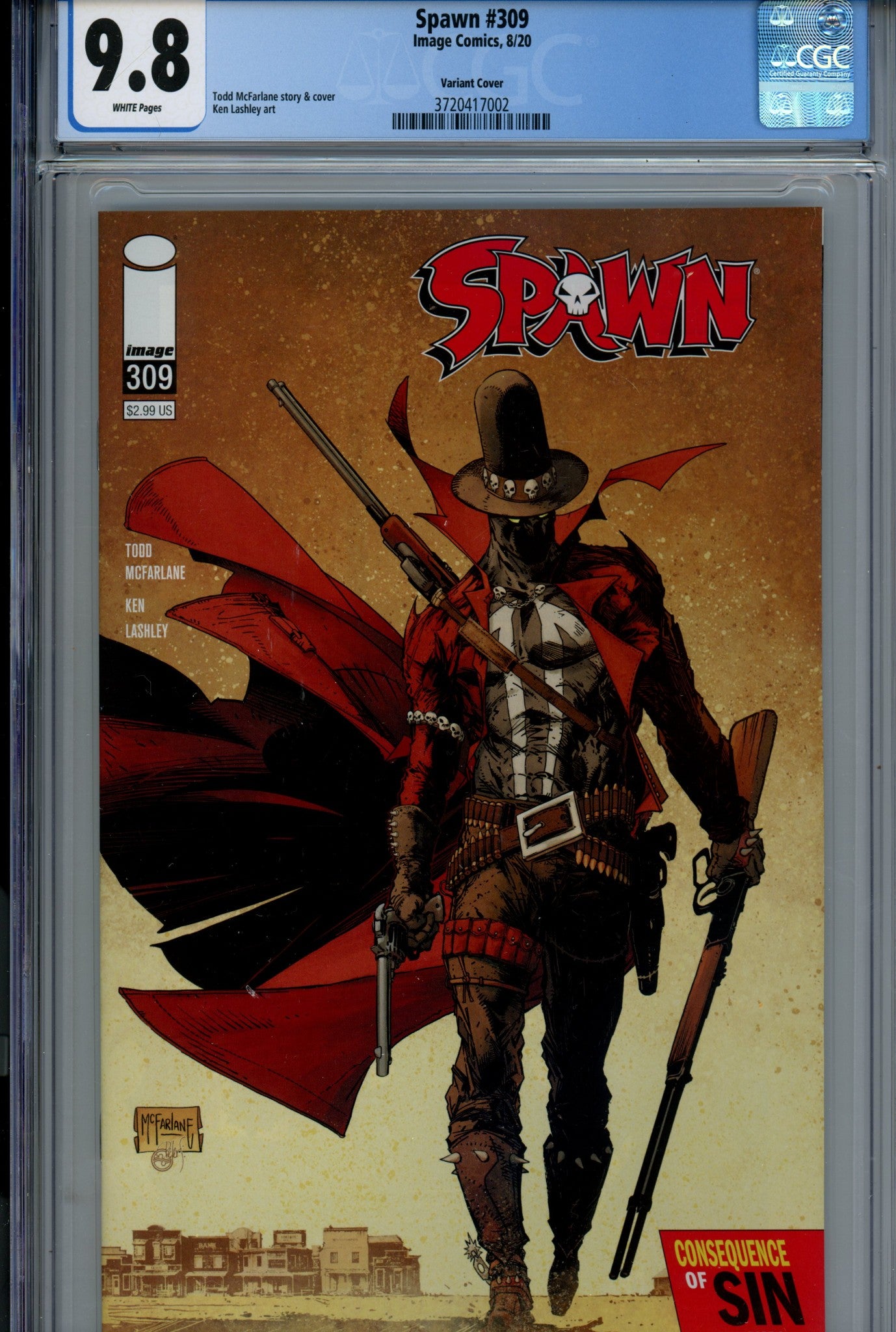Spawn 309 CGC 9.8 (NM/M) (2020) McFarlane Variant 