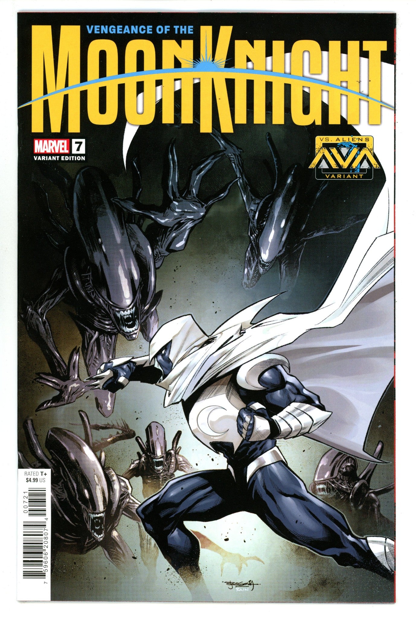 Vengeance Of The Moon Knight  7 Segovia  Variant   (2024)