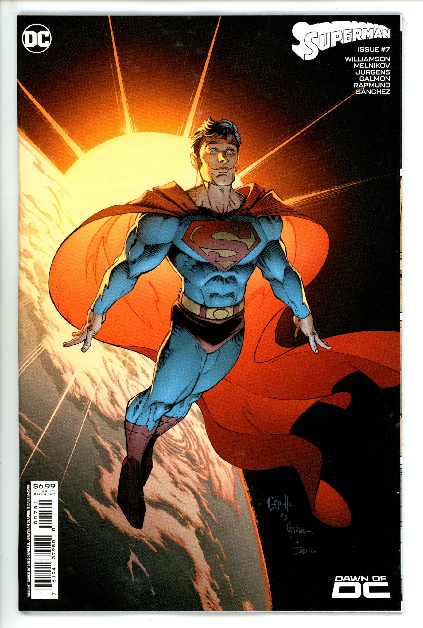 Superman Vol 6 7 (850) Capullio Variant (2023)