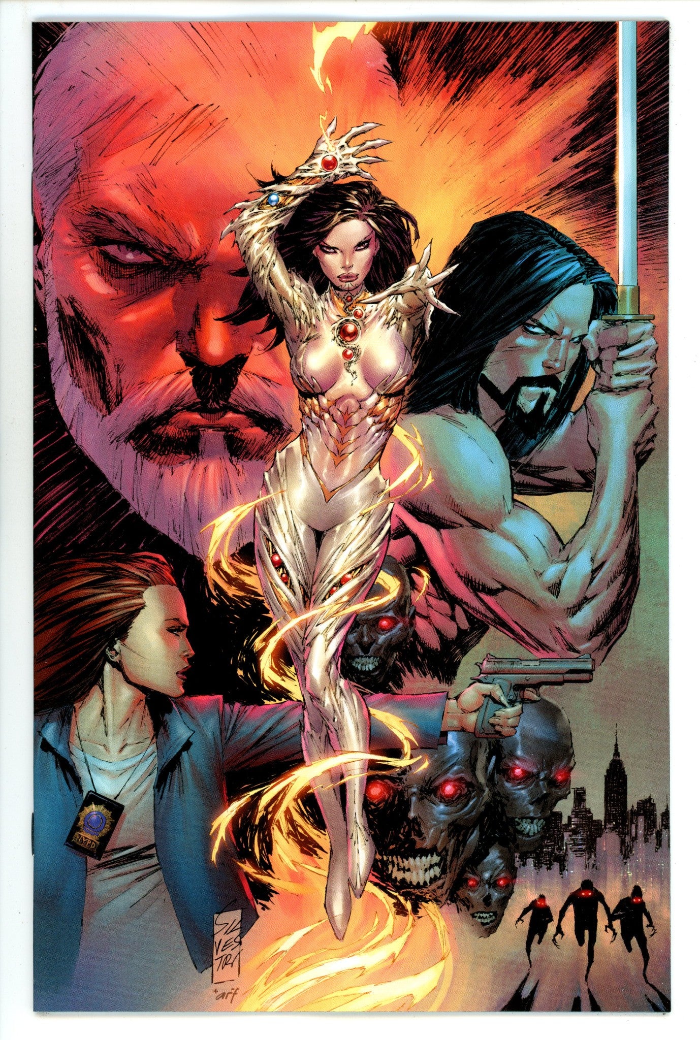 Witchblade Vol 3 1 Silvestri Virgin Incentive Variant NM- (2024)