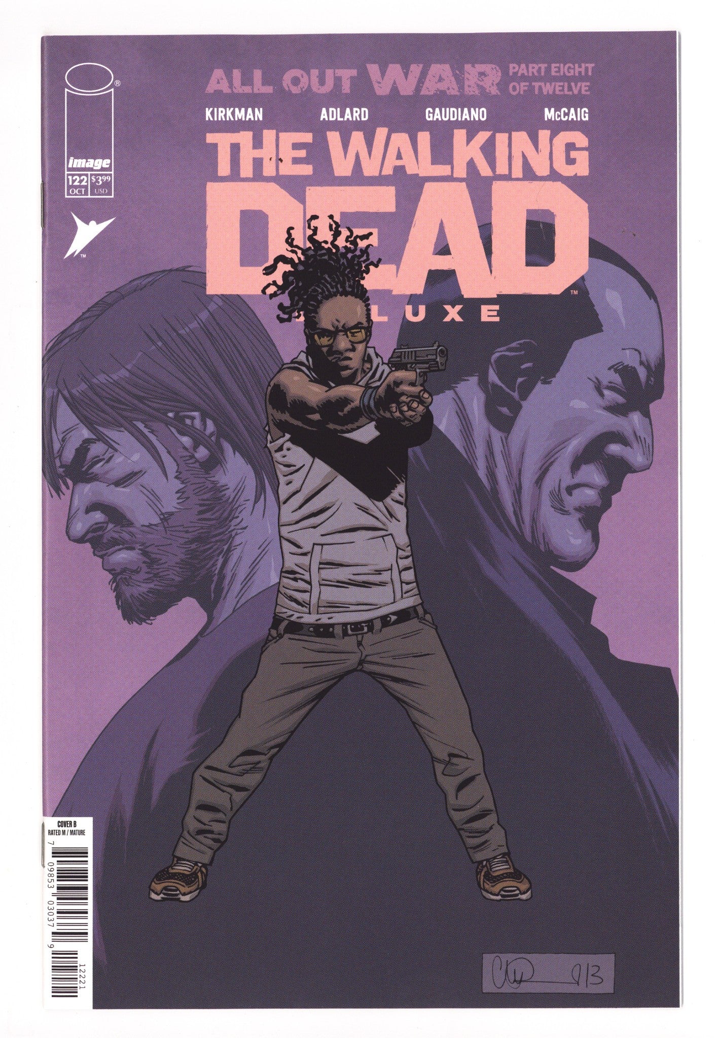 Walking Dead Deluxe 122 Adlard Variant (2025)