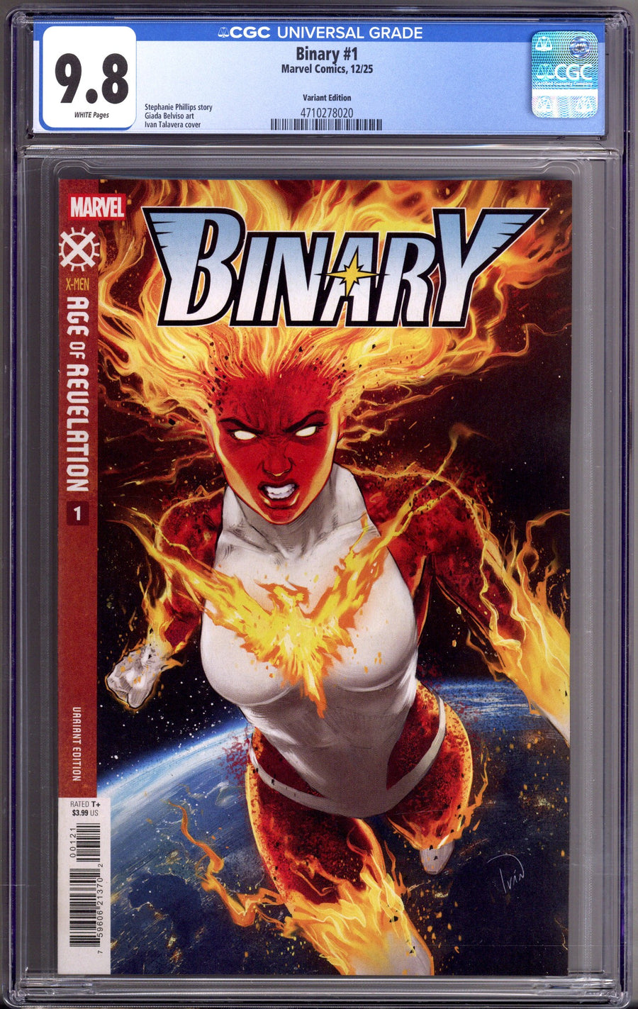 Binary 1 CGC 9.8 (NM/M) (2025) Talavera Variant 