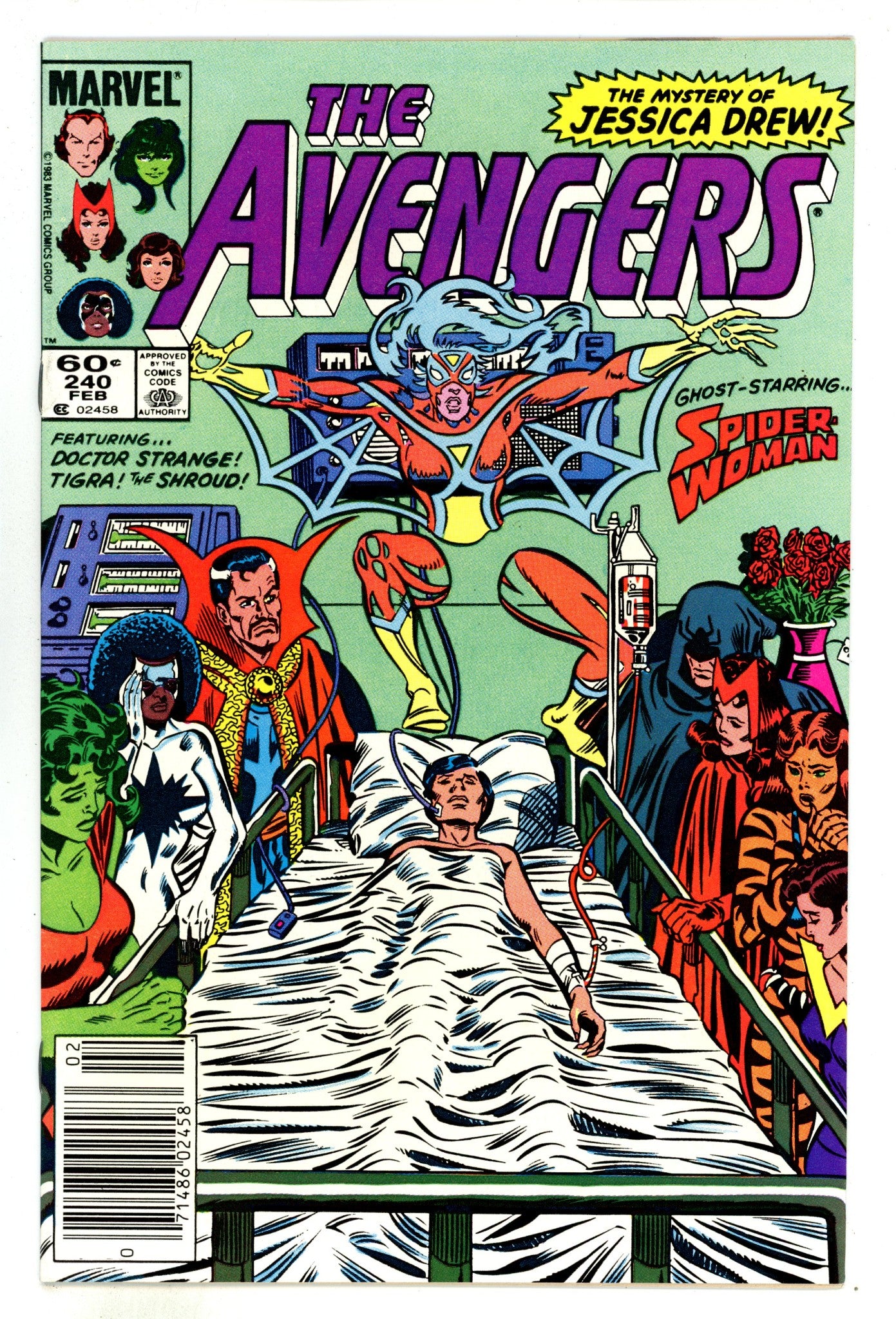 The Avengers Vol 1 240  High Grade   (1984)     Newsstand  
