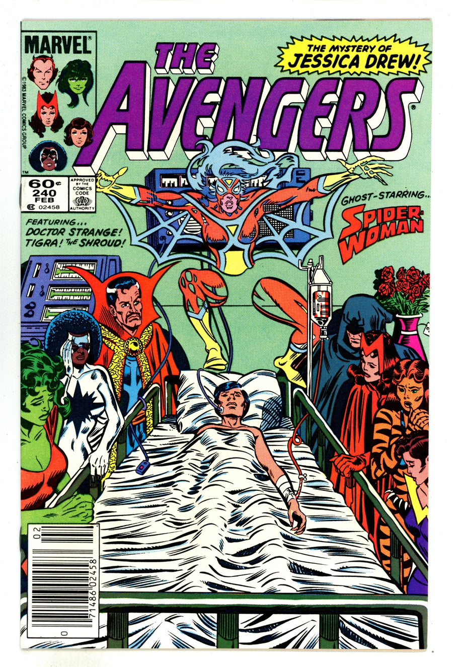 The Avengers Vol 1 240  High Grade   (1984)     Newsstand  