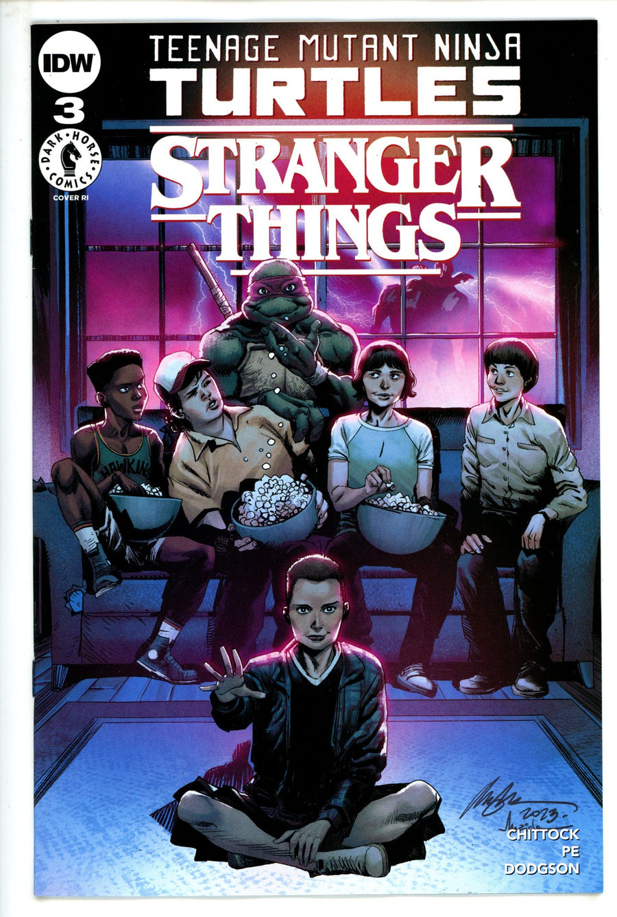 Teenage Mutant Ninja Turtles X Stranger Things 3 Albuquerque Incentive Variant NM- (2023)