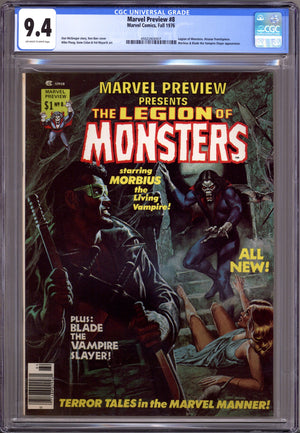 Marvel Preview 8 CGC 9.4 (NM) (1976)