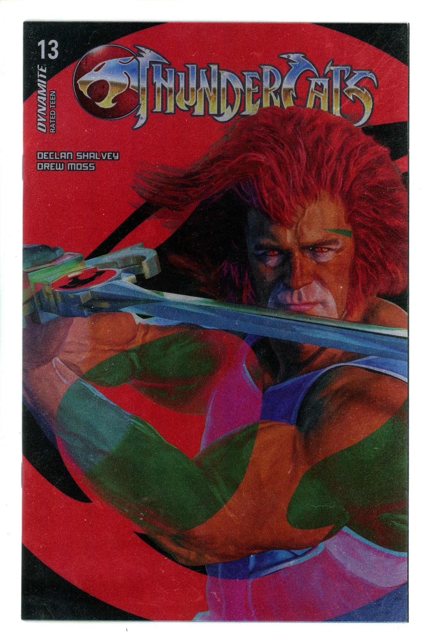 Thundercats 13 Spears Red Background Foil Incentive Variant NM- (2025)