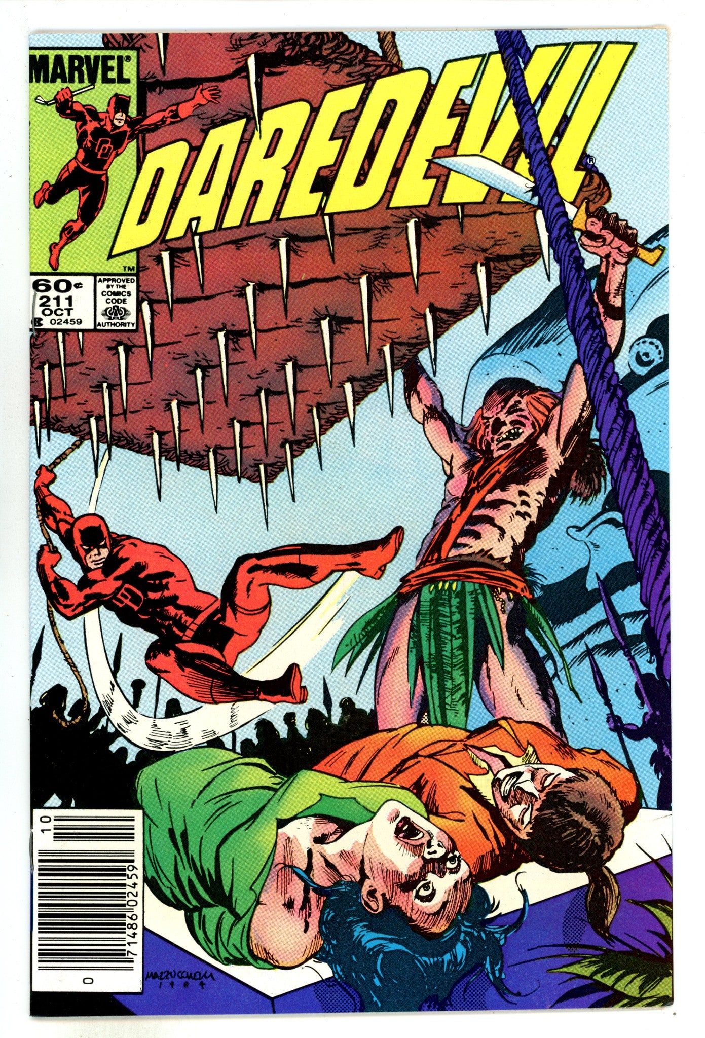 Daredevil Vol 1 211 High Grade (1984) Newsstand 