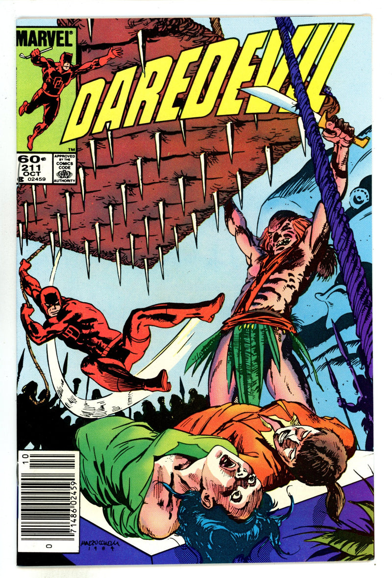 Daredevil Vol 1 211 High Grade (1984) Newsstand 