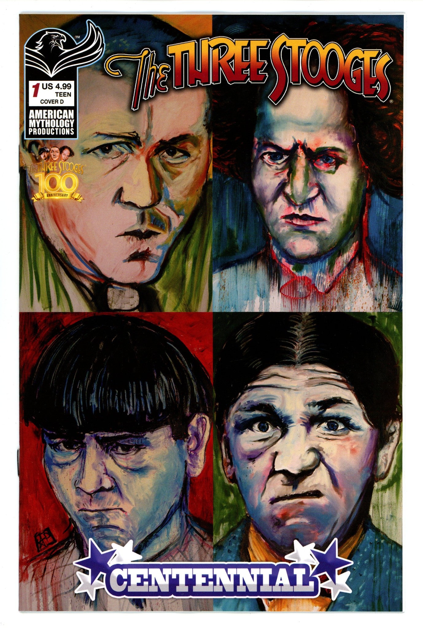 Three Stooges Centennial 1 Pagna Variant (2024)