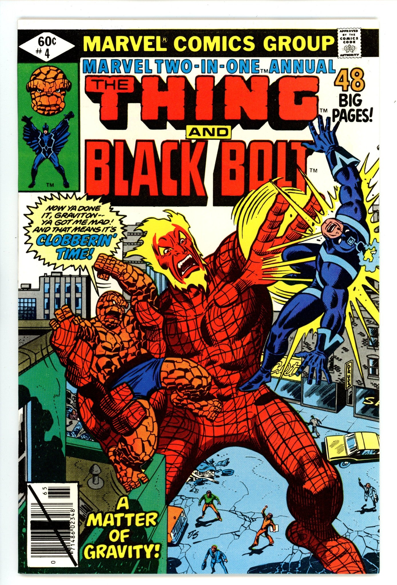 Marvel Two-in-One Annual Vol 1 4 NM- (9.2) (1979) 