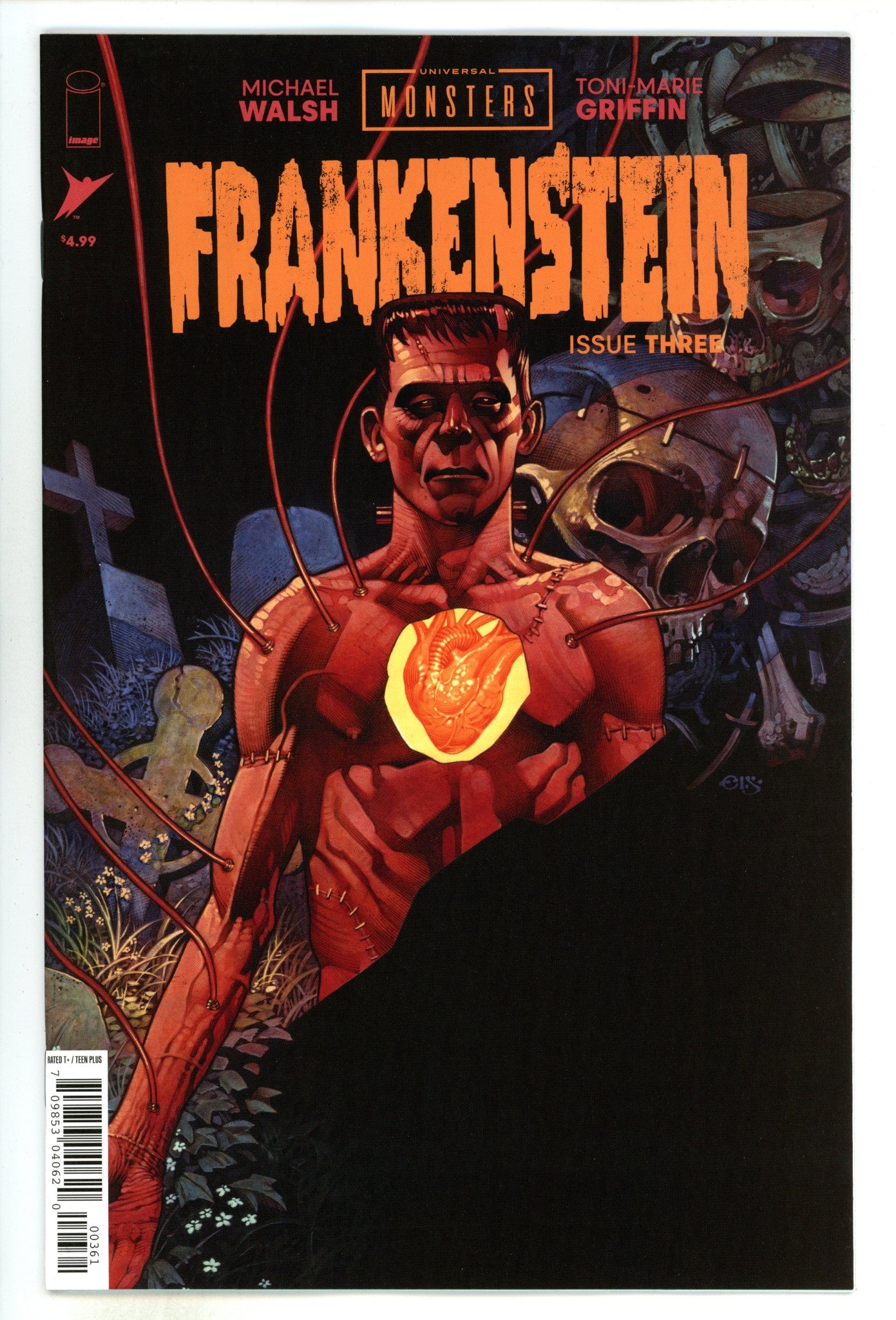 Universal Monsters Frankenstein 3 Stevens Incentive Variant NM+ (2024)