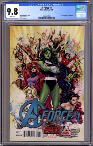 A-Force Vol 1 1 CGC 9.8 (NM/M) (2015)