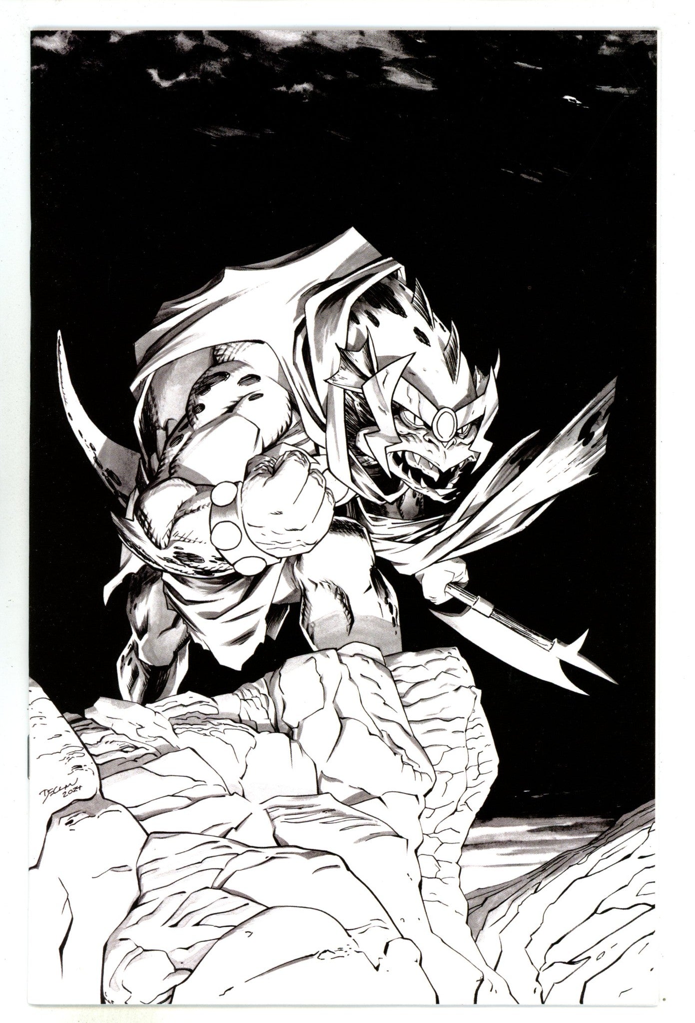 Thundercats 10 Shalvey B&W Virgin Incentive Variant (2024)