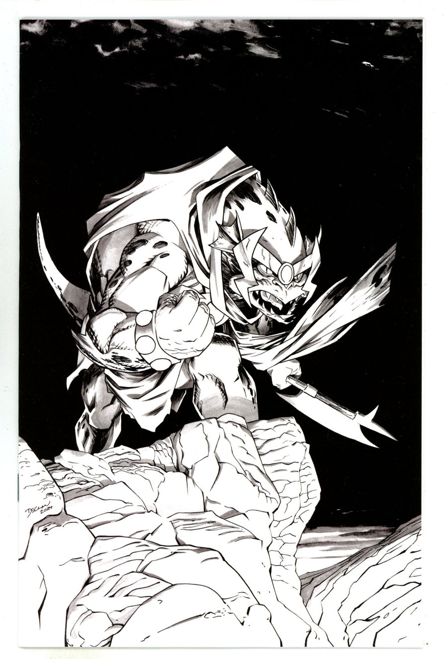 Thundercats 10 Shalvey B&W Virgin Incentive Variant (2024)