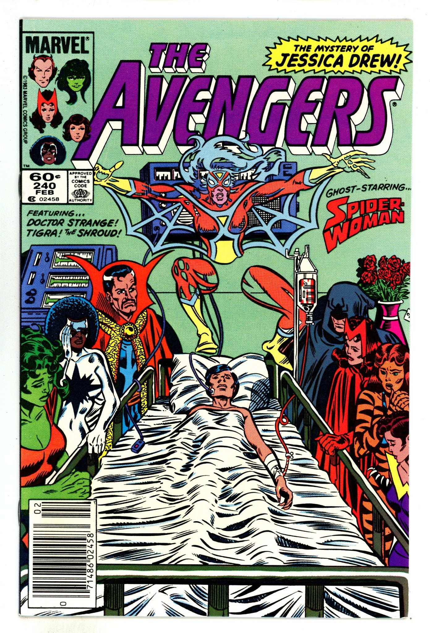 The Avengers Vol 1 240  NM- (9.2)   (1984)     Newsstand  