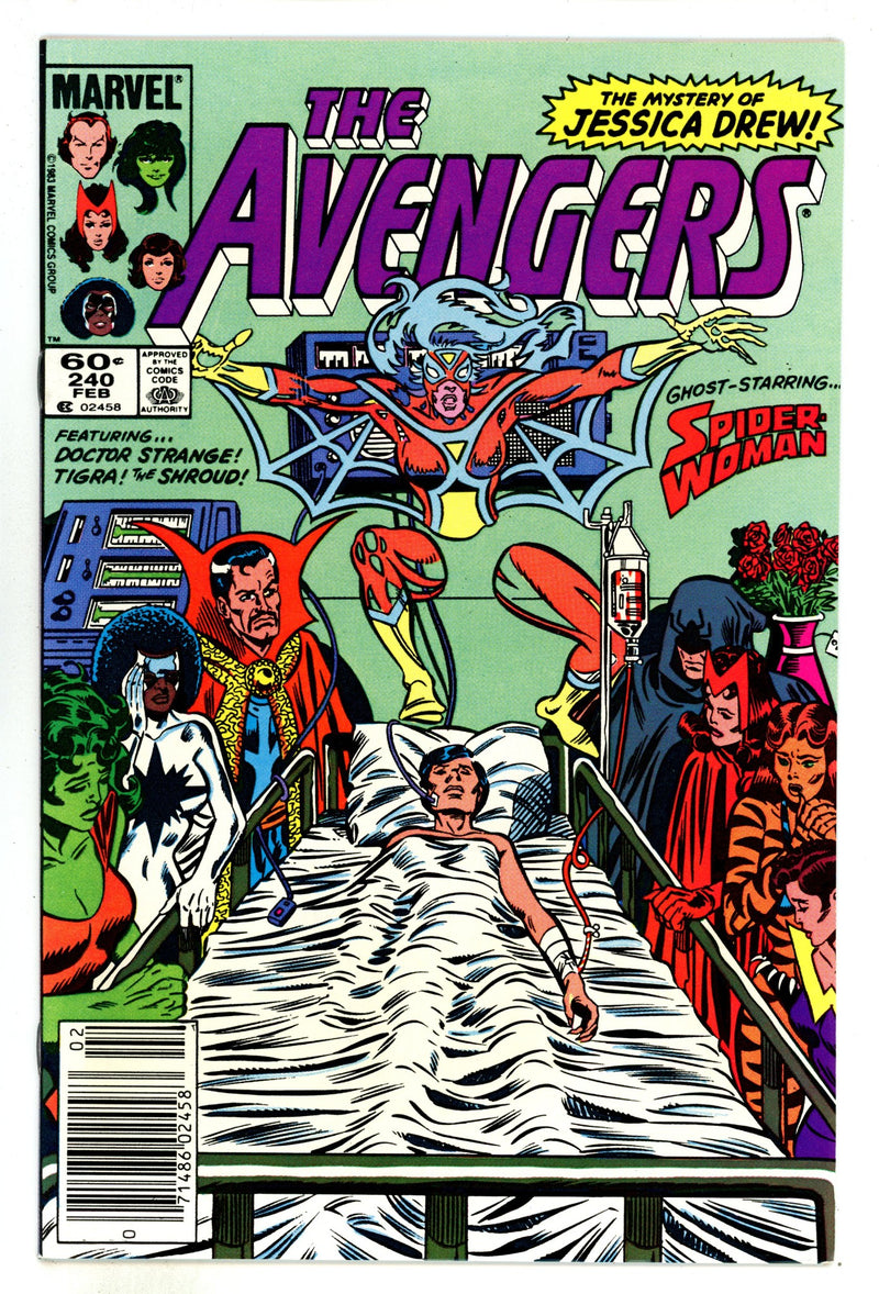 The Avengers Vol 1 240  NM- (9.2)   (1984)     Newsstand  