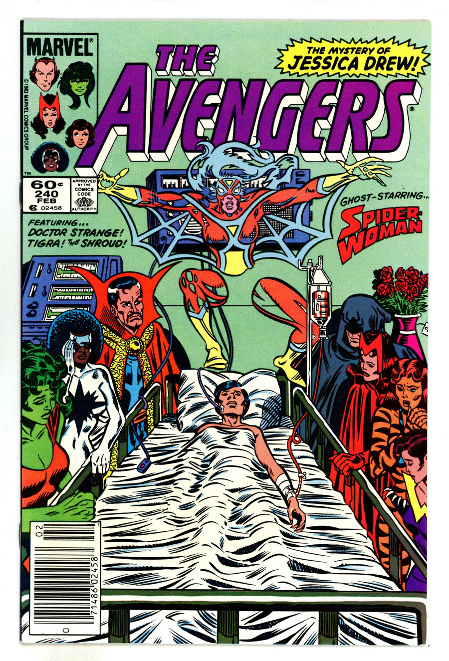 The Avengers Vol 1 240  NM- (9.2)   (1984)     Newsstand  