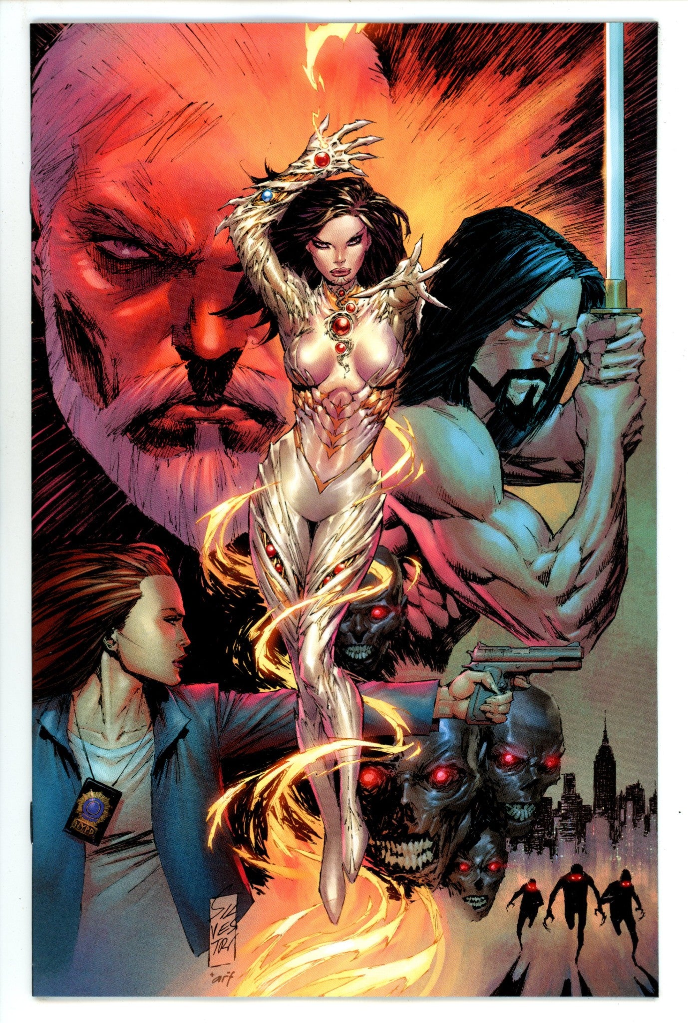 Witchblade Vol 3 1 Silvestri Virgin Incentive Variant NM+ (2024)