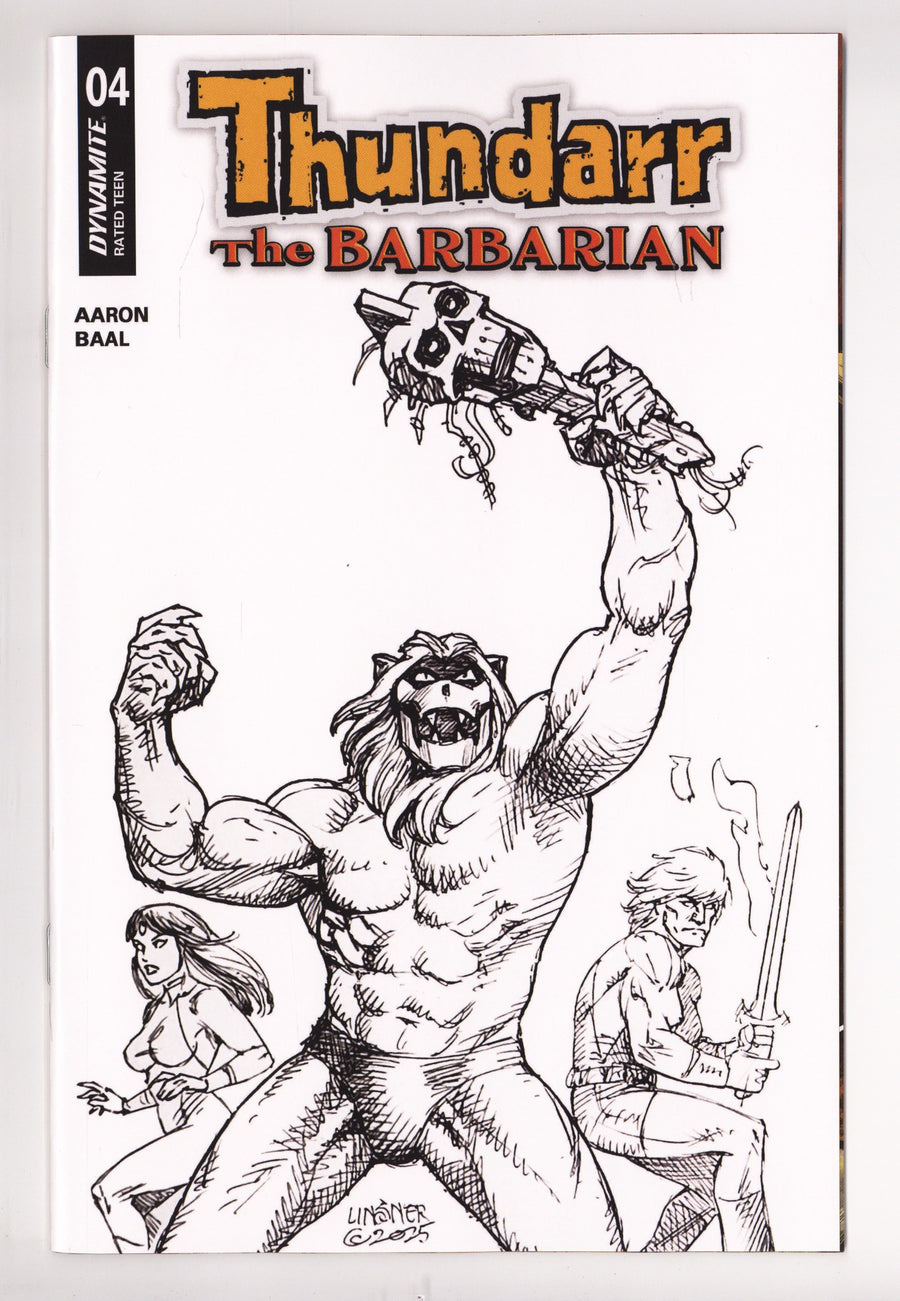 Thundarr The Barbarian  4 Linsner  B&W Variant   (2026)