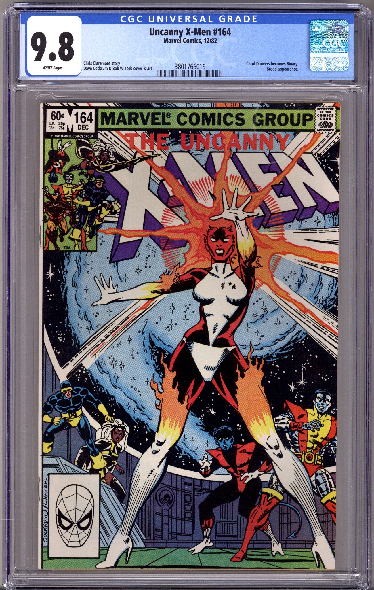 The Uncanny X-Men Vol 1 164 CGC 9.8 (NM/M) (1982) 