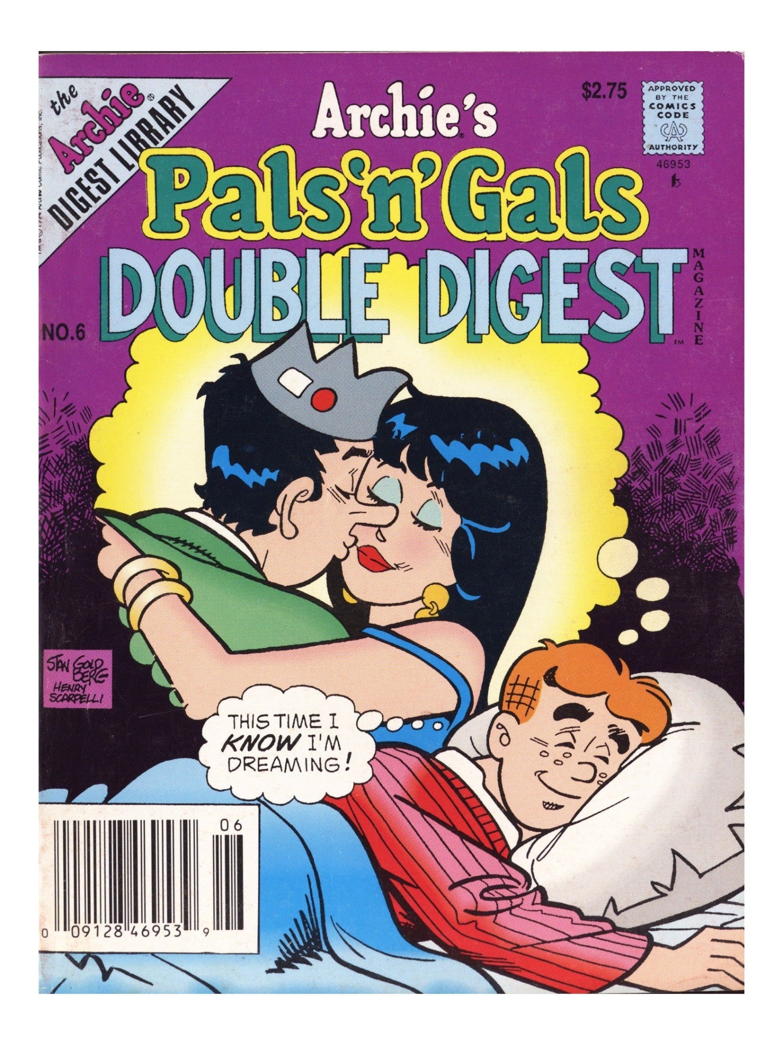 Archie's Pals 'n' Gals Double Digest Magazine 6 Mid Grade (1994) Newsstand 