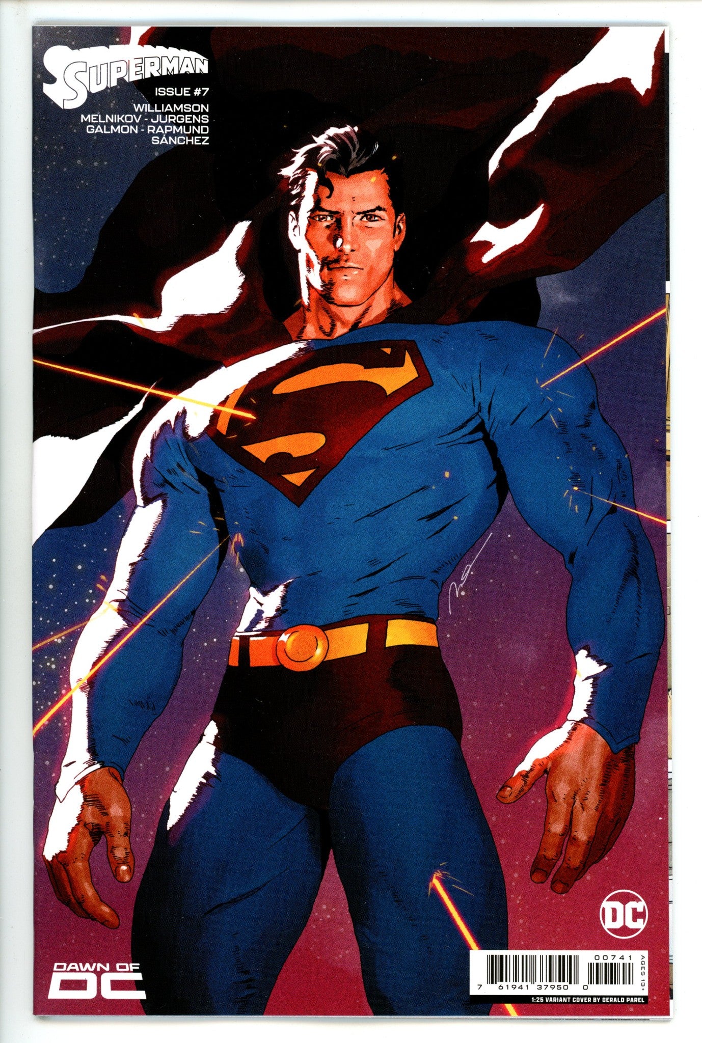 Superman Vol 6 7 (850) Parel Incentive Variant NM (2023)