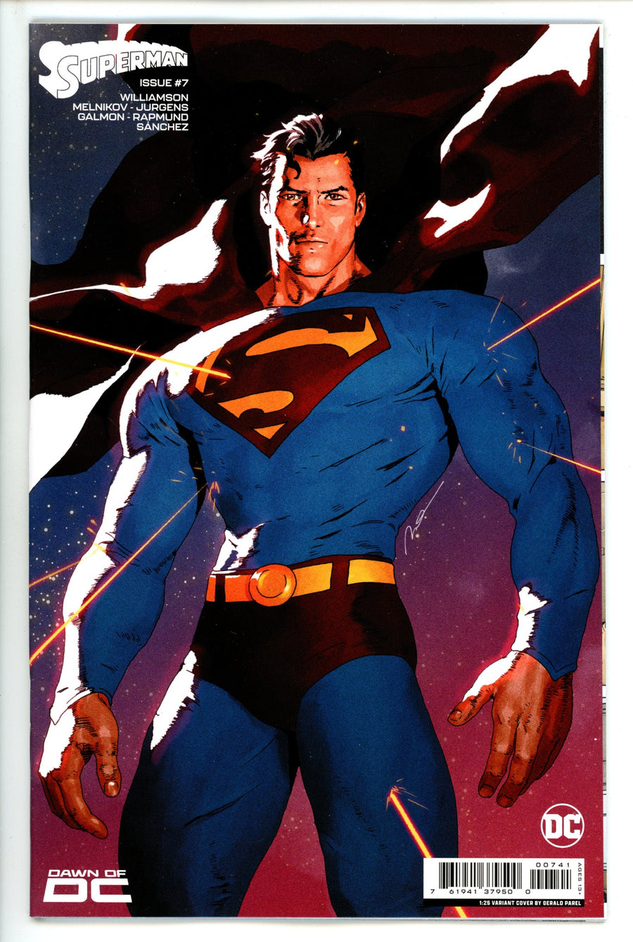 Superman Vol 6 7 (850) Parel Incentive Variant NM (2023)