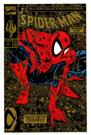 Spider-Man Vol 1 1 NM- (9.2) Gold (1990) 2nd Print