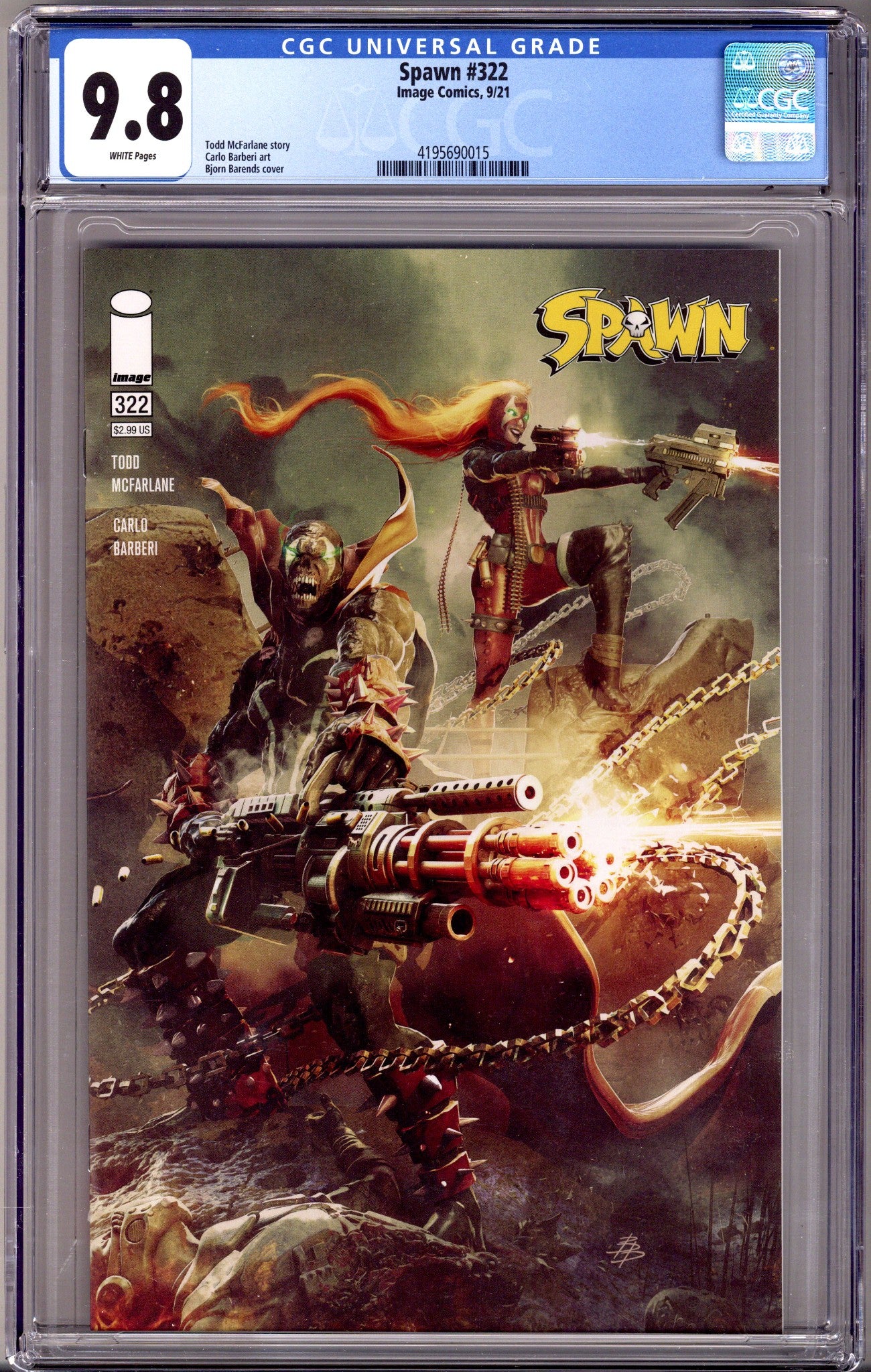 Spawn 322 CGC 9.8 (NM/M) (2021)