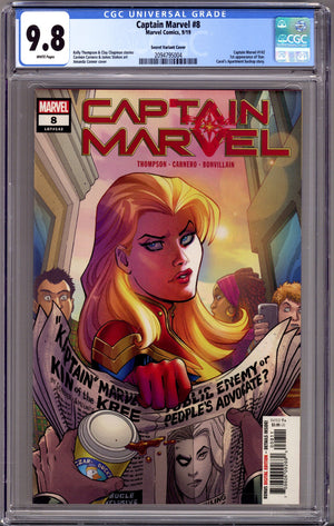 Captain Marvel Vol 11 8 (142) CGC 9.8 (NM/M) (2019)