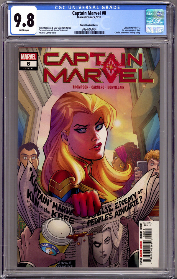 Captain Marvel Vol 11 8 (142) CGC 9.8 (NM/M) (2019)