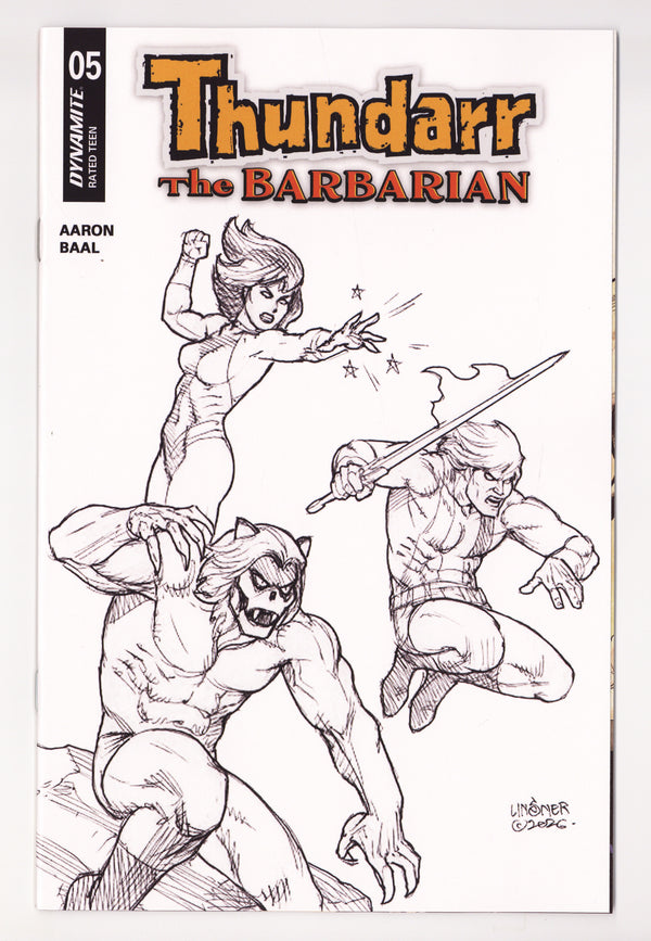 Thundarr The Barbarian 5 Linsner B&W Variant (2026)