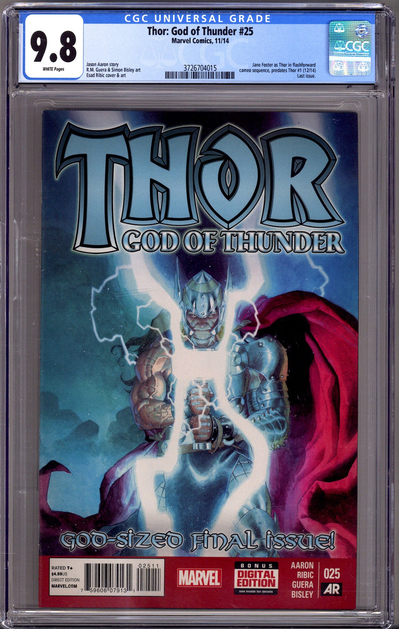 Thor: God of Thunder 25 CGC 9.8 (NM/M) Marvel (201 | CaptCan Comics ...