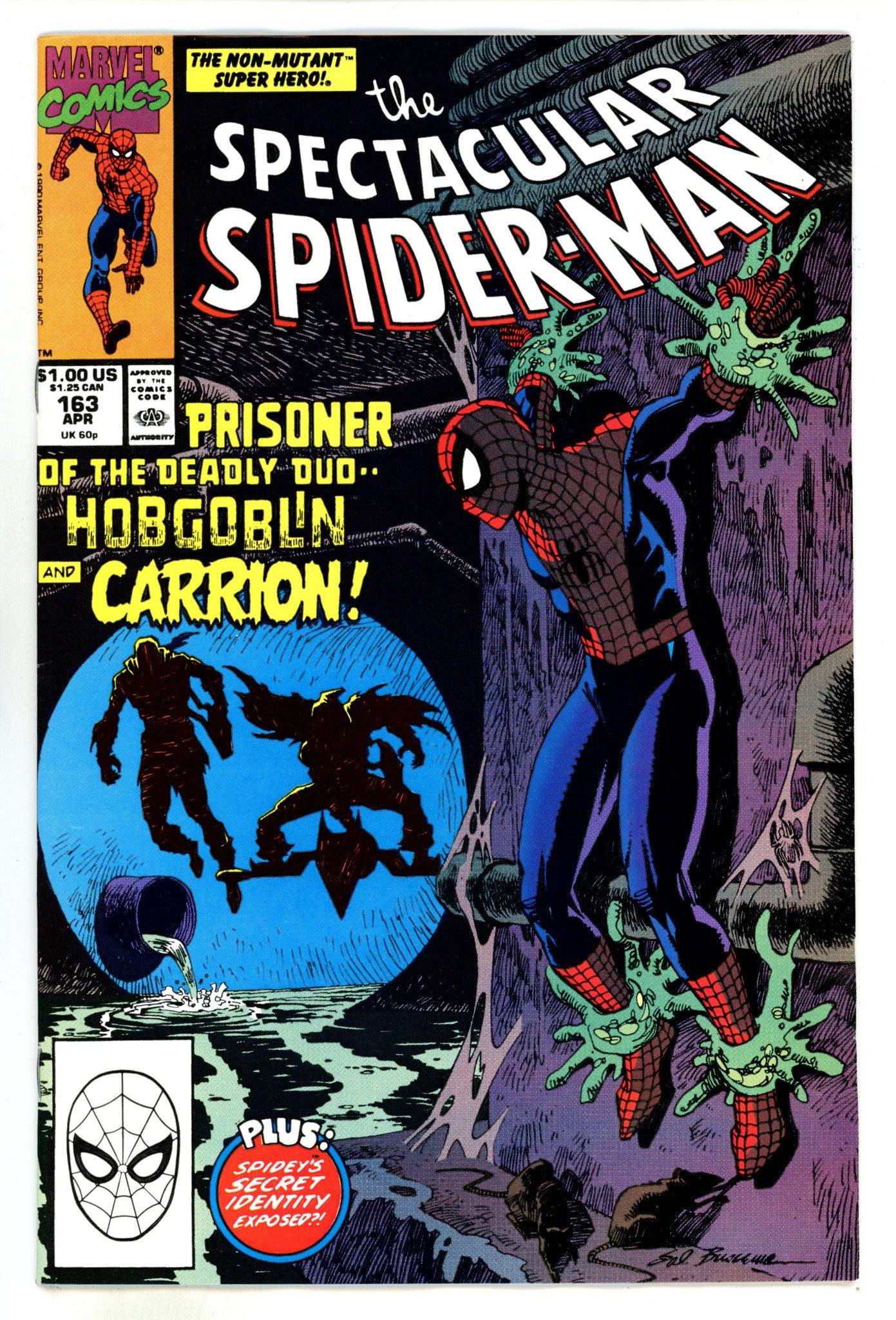 The Spectacular Spider-Man Vol 1 163 High Grade (1990) 