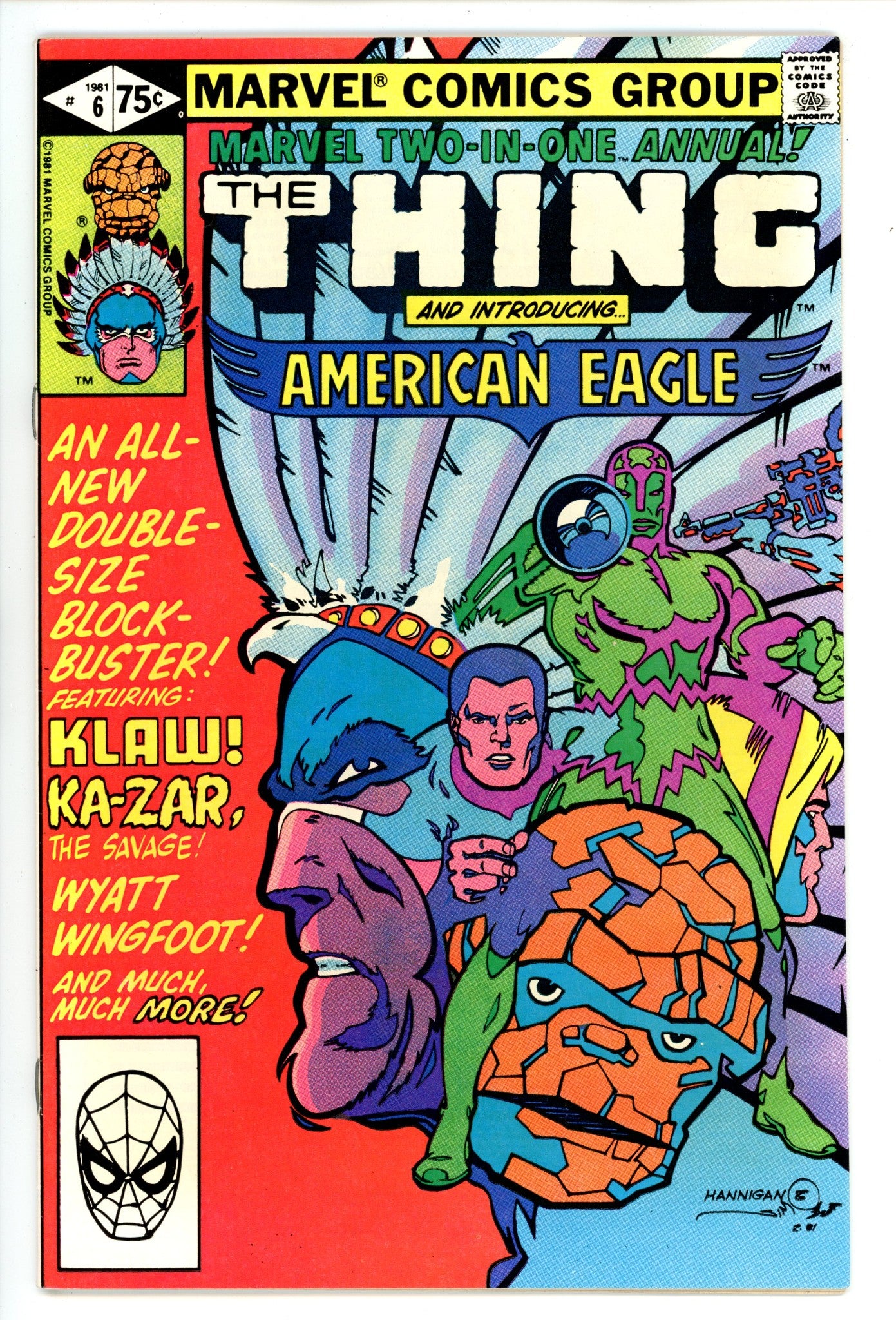 Marvel Two-in-One Annual Vol 1 6 High Grade (1981) 