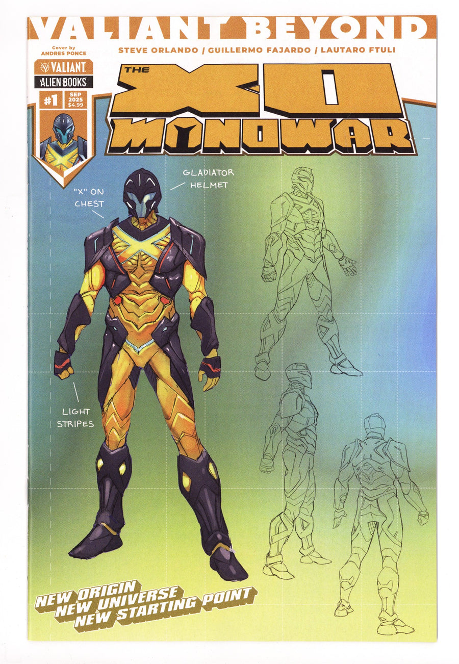 Valiant Beyond: The X-O Manowar 1 Ponce Design Variant (2025)