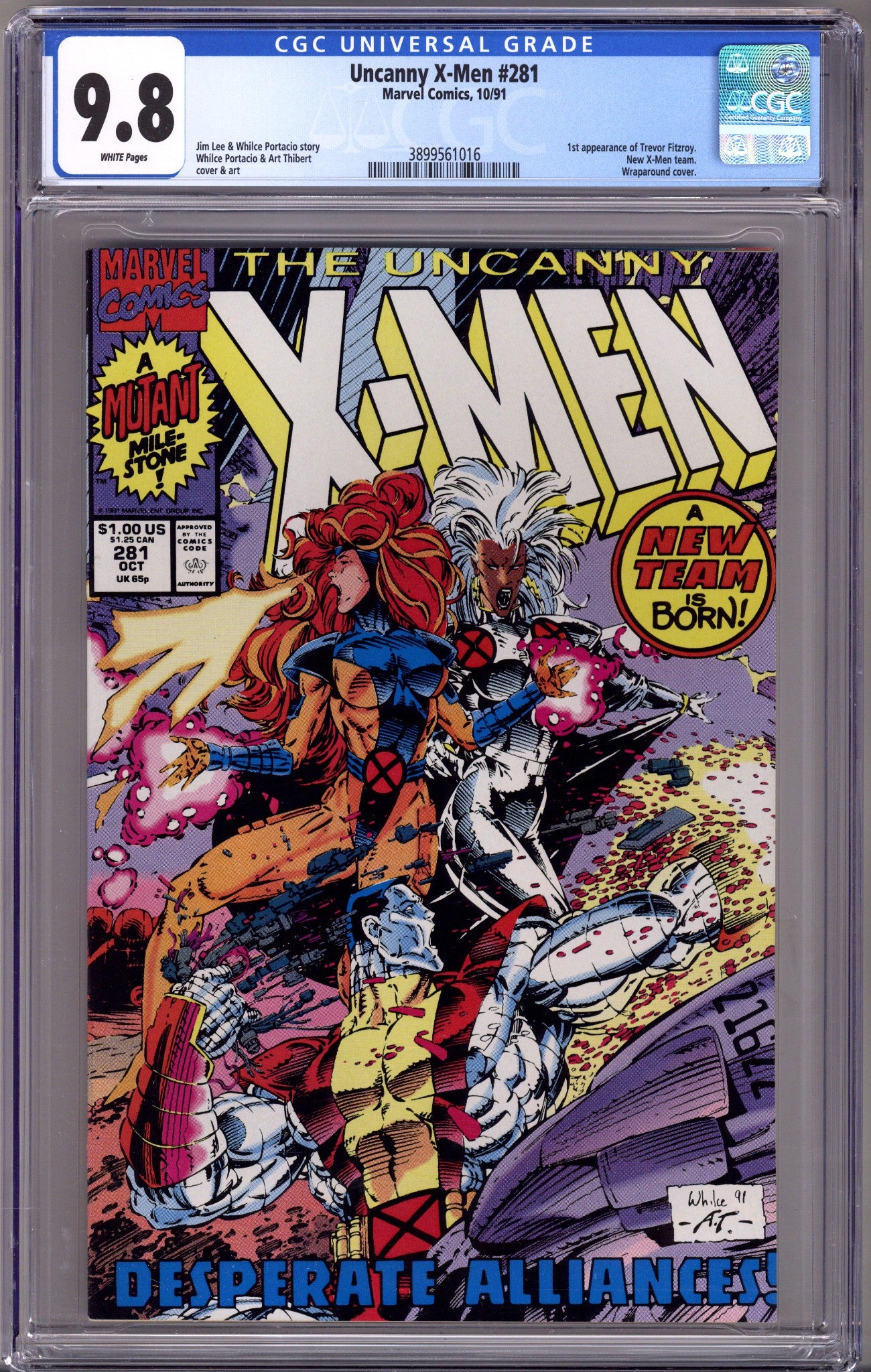 The Uncanny X-Men Vol 1 281 CGC 9.8 (NM/M) (1991) 