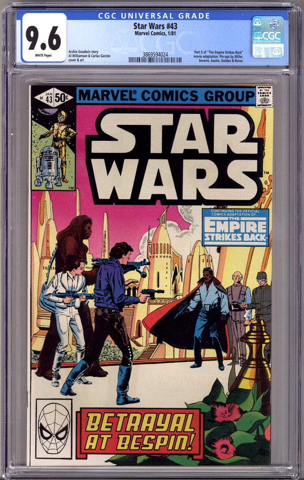 Star Wars Vol 1 43 CGC 9.6 (NM+) (1981)