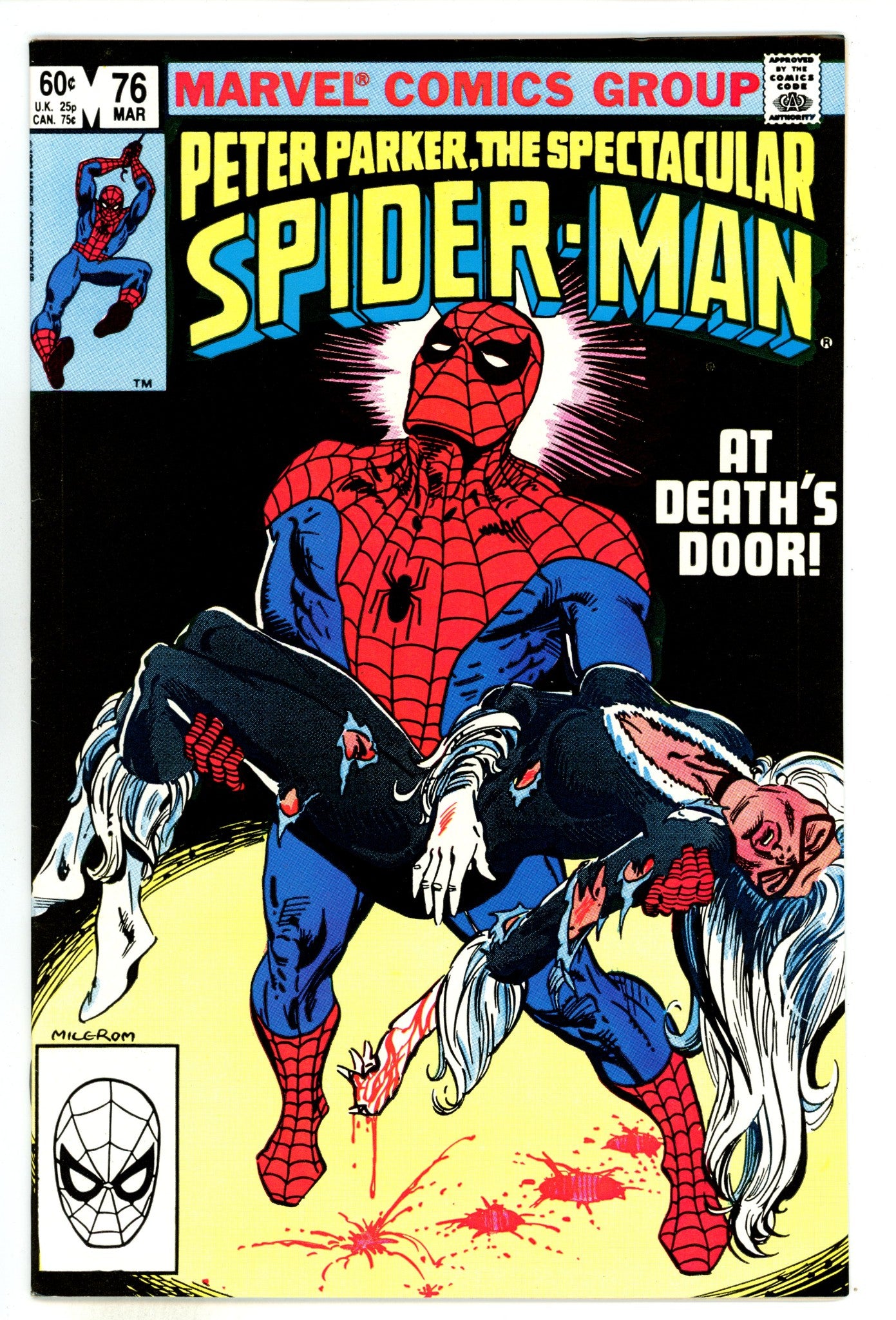 The Spectacular Spider-Man Vol 1 76  VF+ (8.5)  (1983)  