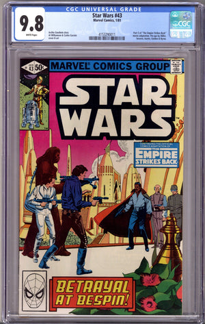 Star Wars Vol 1 43 CGC 9.8 (NM/M) (1981)