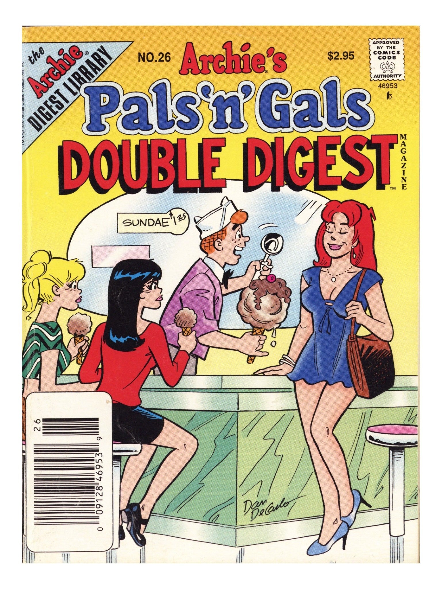 Archie's Pals 'n' Gals Double Digest Magazine 26 Low Grade (1997) Canadian Price Variant 