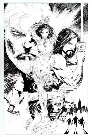 Witchblade Vol 3 1 Silvestri B&W Virgin Incentive Variant NM- (2024)