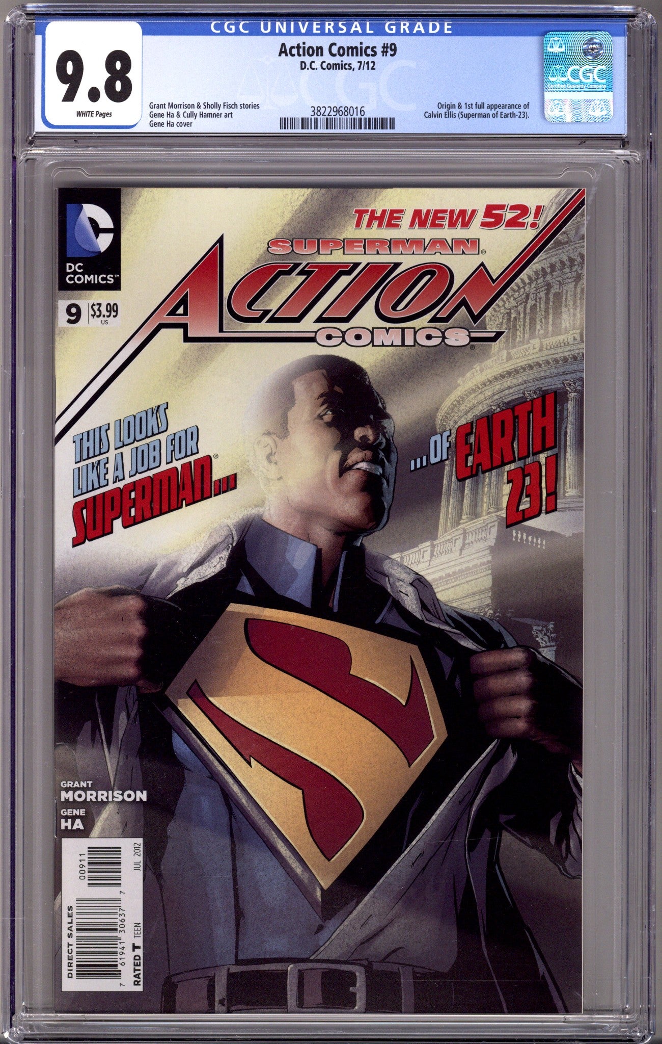 Action Comics Vol 2 9 CGC 9.8 (NM/M) (2012) 