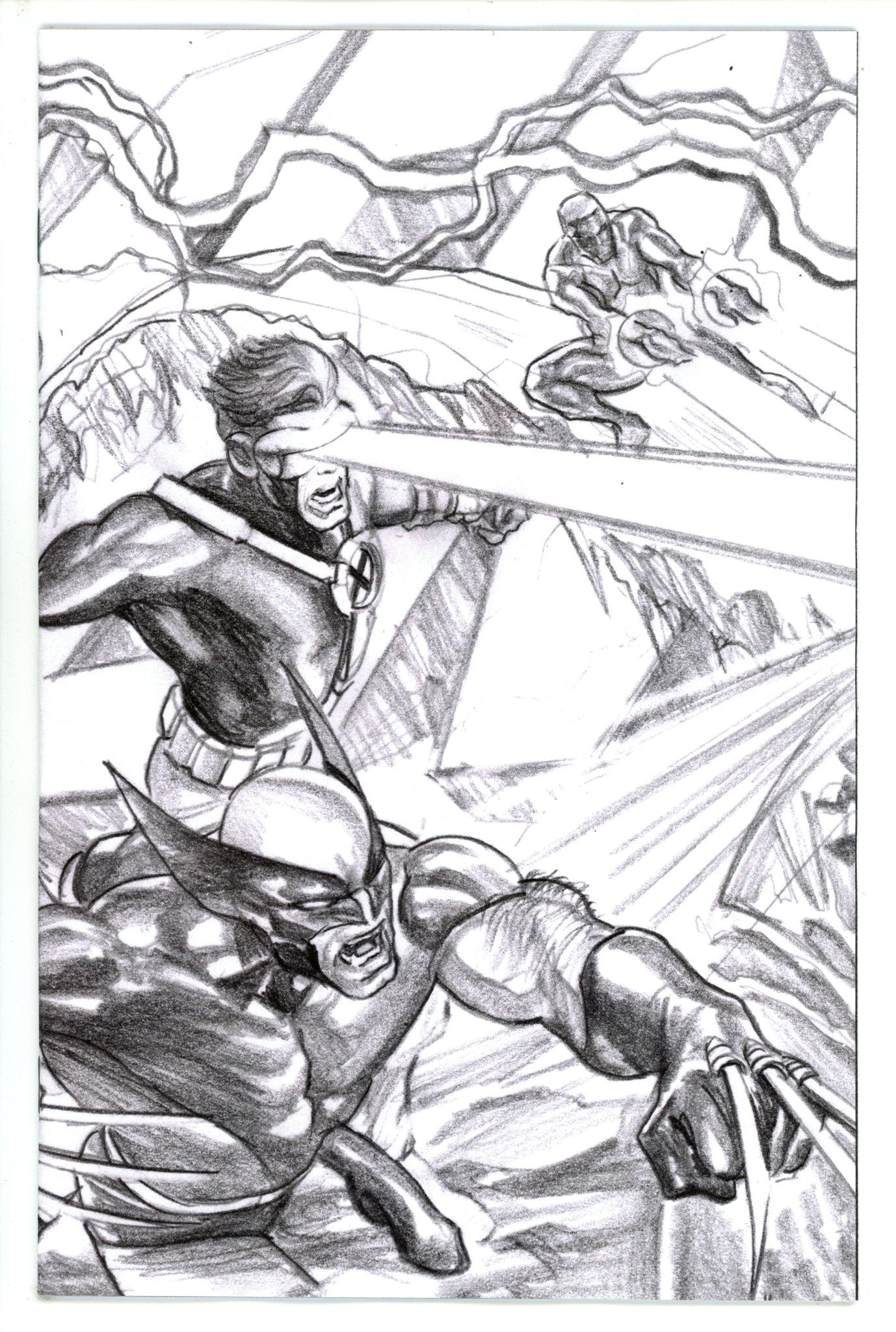 Uncanny Avengers Vol 4 1 Ross Connecting Sketch Incentive Variant NM- (2023)
