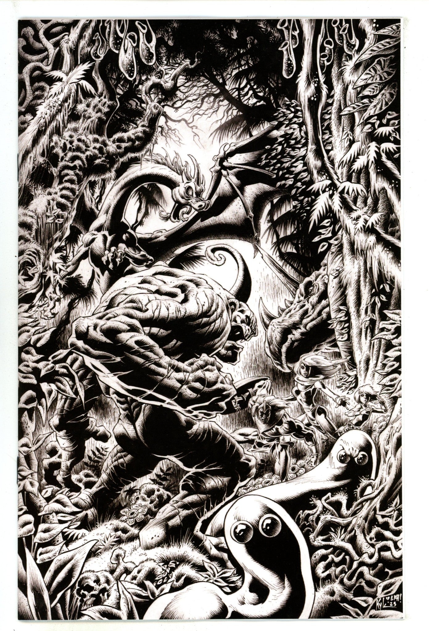 Herculoids 3 Hotz B&W Virgin Incentive Variant (2025)